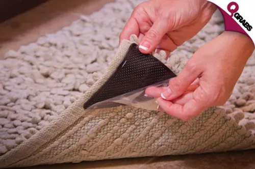 From QR25 Keep those Carpets & Rugs in Place with a Pack of Reusable Rug Grippers! (Up to QR78 Value)